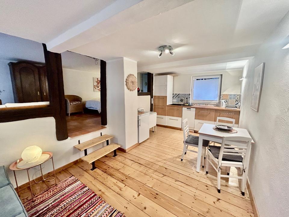 Thumbnail-Charmante 1-Zimmer-Wohnung mit Wohnküche, Tageslichtbad und Gartenmitbenutzung