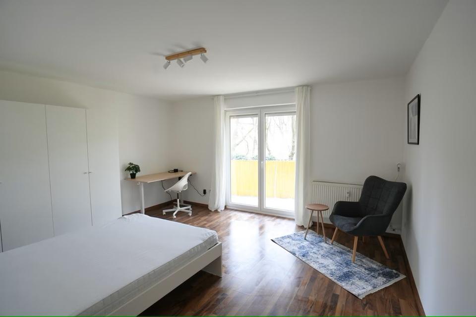 Thumbnail-1 WG-Zimmer in Milbertshofen,voll möbliert & sofort bezugsfrei