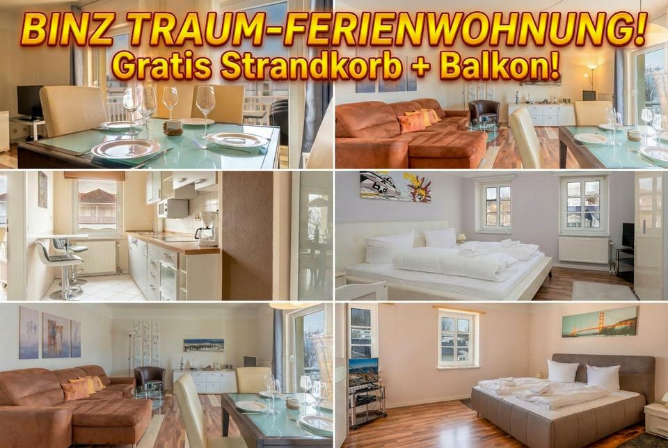 Thumbnail-☀️Ostseeurlaub Binz – große Fewo für 6 Pers. + Strandkorb☀️