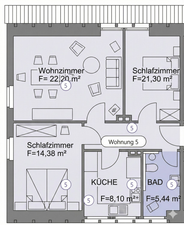 Thumbnail-Erstbezug nach Renovierung: Helle 3-Zimmer-Wohnung in Barnstorf