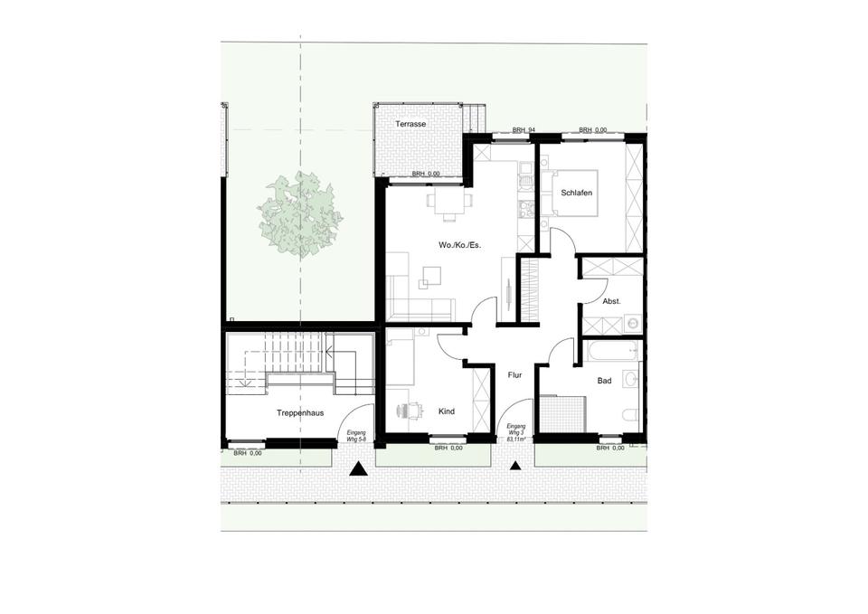 Thumbnail-3-Zimmer-Wohnung m.Terrasse-Erstbezug-Hörstel-Bevergern MIT WBS!