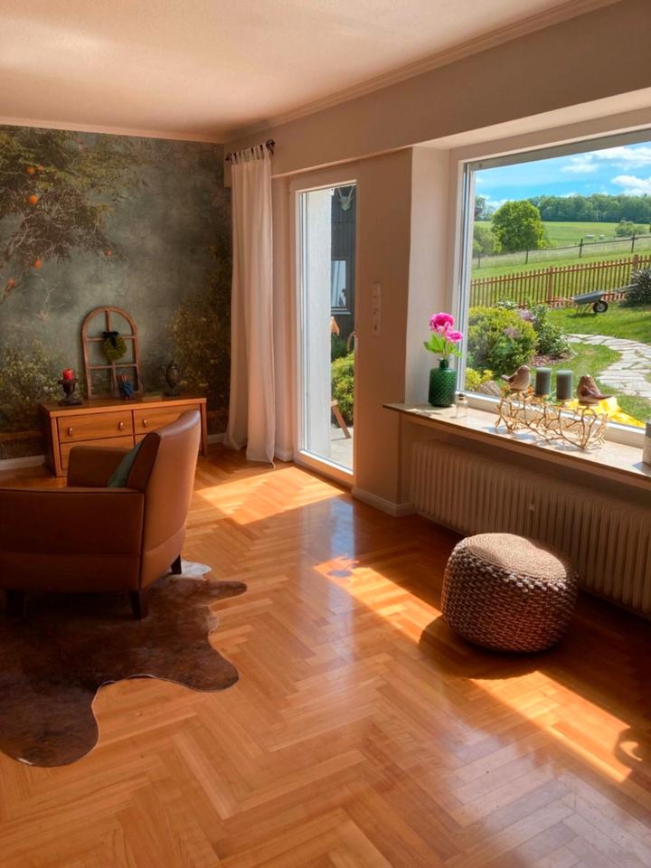 Thumbnail-Ferienhaus Westerwald 6 Personen 2 Hunde Garten Sauna Kamin Wlan