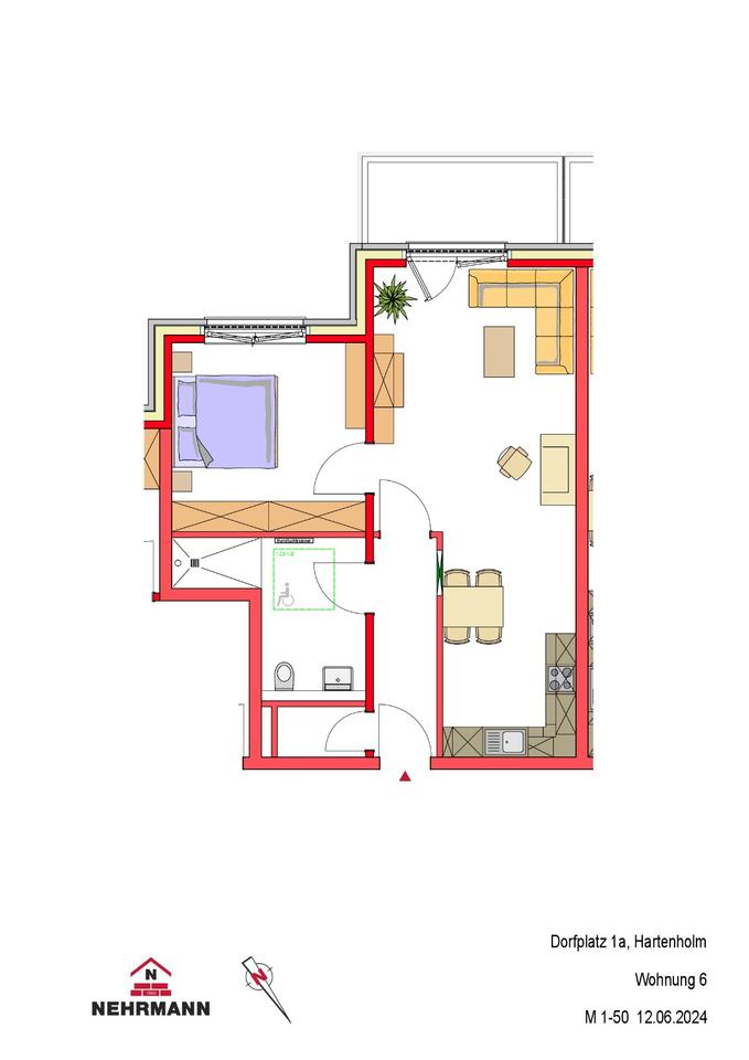 Thumbnail-Moderne 2-Zimmer-Neubauwohnung mit Balkon & Tiefgarage im Herzen