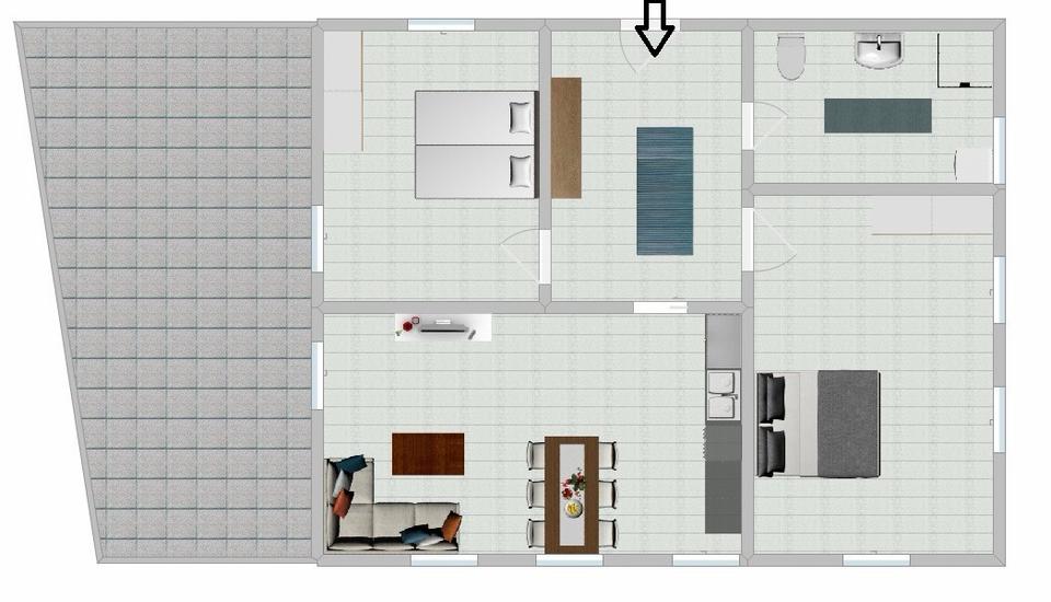 Thumbnail-80 qm Wohnung in Hennef Uckerath