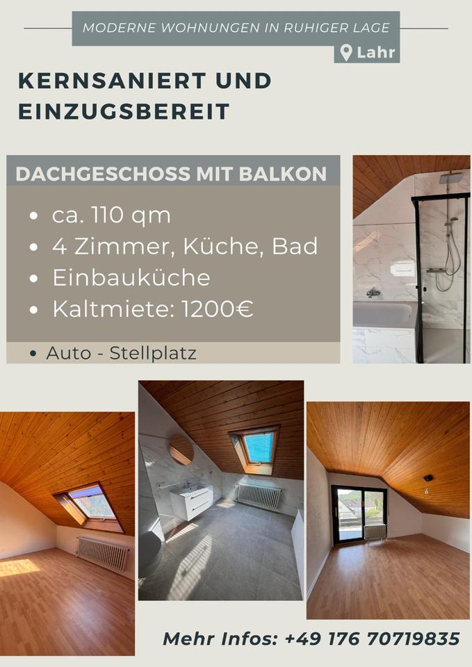 Thumbnail-Moderne Wohnung in ruhiger Lage - kernsaniert und einzugsbereit