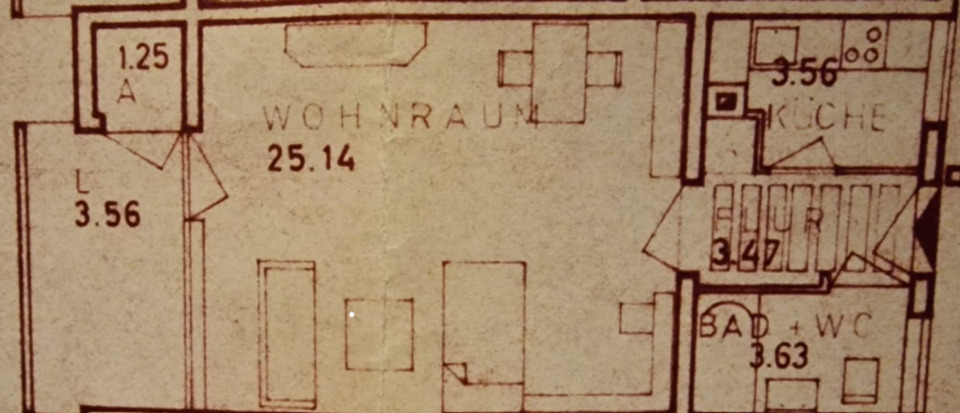 Thumbnail-Gepflegtes Apartment, 40qm, mit schönem Ausblick und Top-Lage