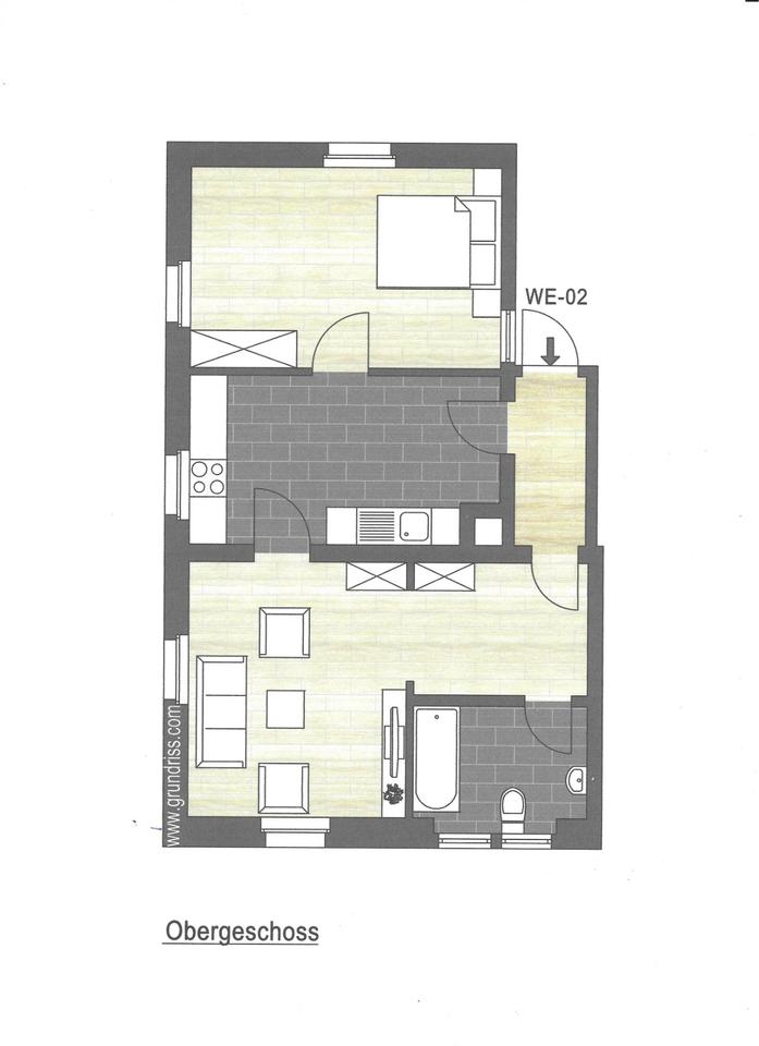 Thumbnail-2 Raum Wohnung zu vermieten