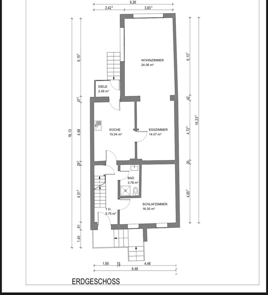 Thumbnail-Frisch saniert! EG-Wohnung mit Garage
