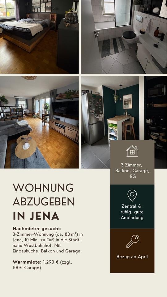 Thumbnail-Schöne 3-Raum Wohnung in Jena am Friedensberg