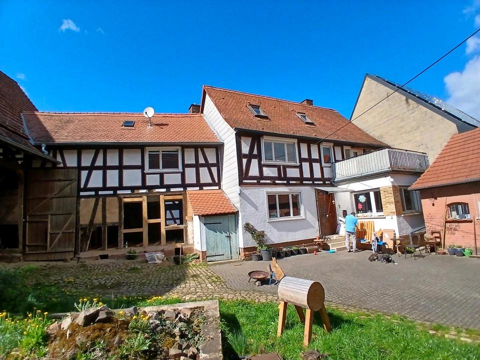 Thumbnail-Vierseitenhof Fachwerkhaus Hof Garten Scheune Denkmalschutz