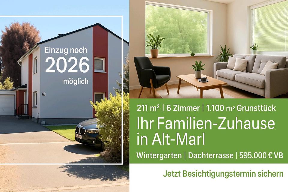 Thumbnail-Modernisiertes Familienhaus in Alt-Marl bezugsfertig ab 2026