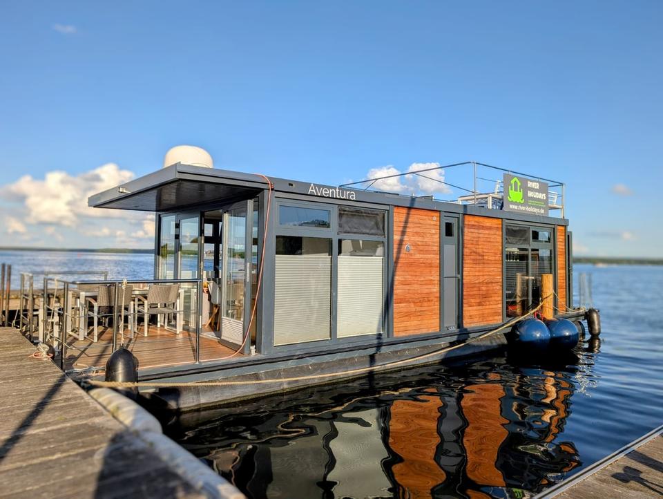 Thumbnail-Hausboot festliegend Plau am See