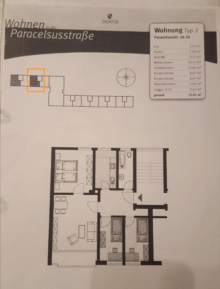Thumbnail-Gepflegt 4-Zimmer Wohnung