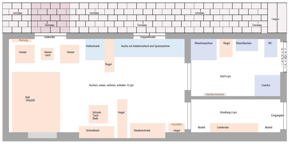 Thumbnail-Tolles Single-Appartement A-Ebingen zentral & ruhig 610,00 € WARM