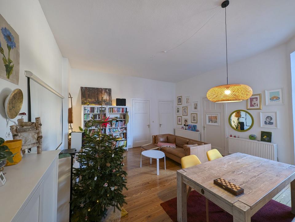 Thumbnail-4-Zimmer Altbau-Wohnung 120m² Altstadt Lübeck Balkon + Garage