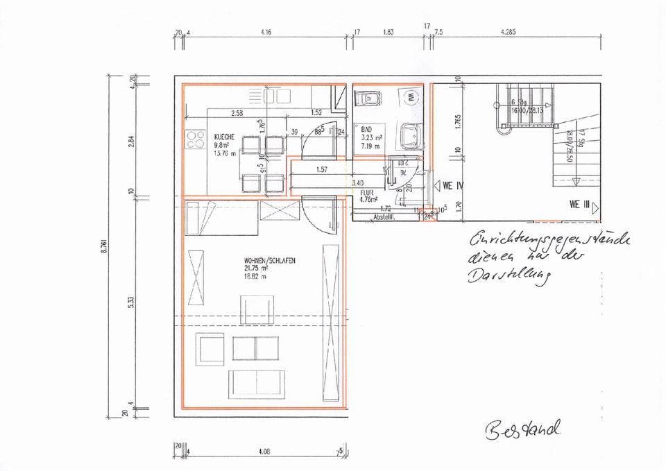 Thumbnail-Kleine Wohnung in Niederwillingen zu vermieten