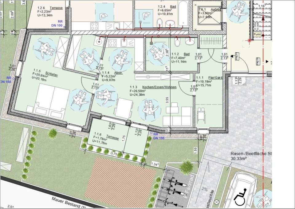 Thumbnail-2-Zimmer-Rollstuhlwohnung mit WBS in Issum