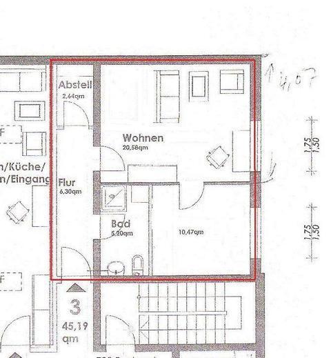 Thumbnail-Gemütliche 2-Raumwohnung im Stadtzentrum von RöbelMüritz