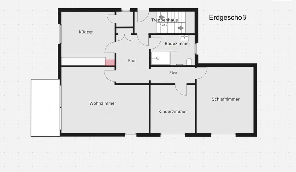 Thumbnail-Gepflegte Wohnung mit Garten & Einbauküche in Eschenstruth