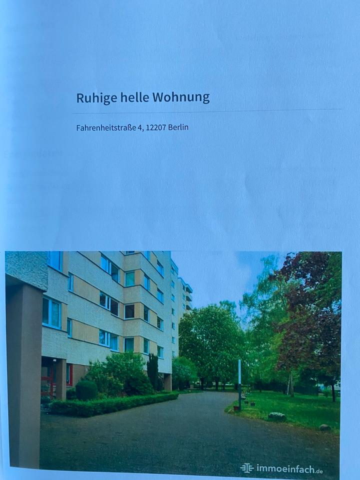 Thumbnail-2-Zimmerwohnung in Lichterfelde Steglitz Berlin