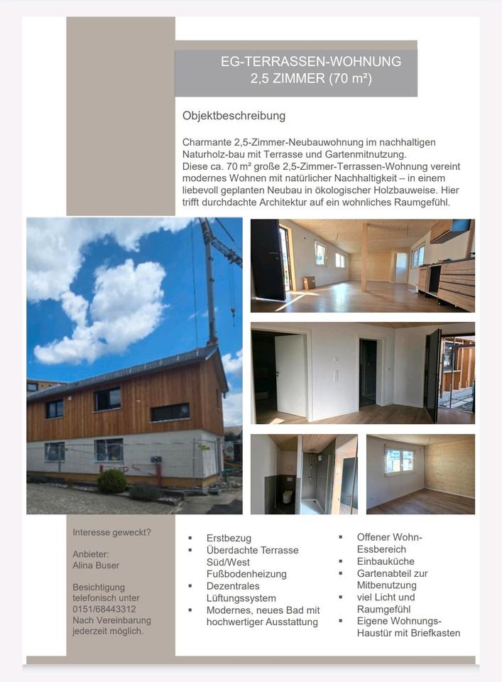 Thumbnail-Wald-Walbertsweiler 2,5 Zi Neubau-Wohnung per sofort verfügbar