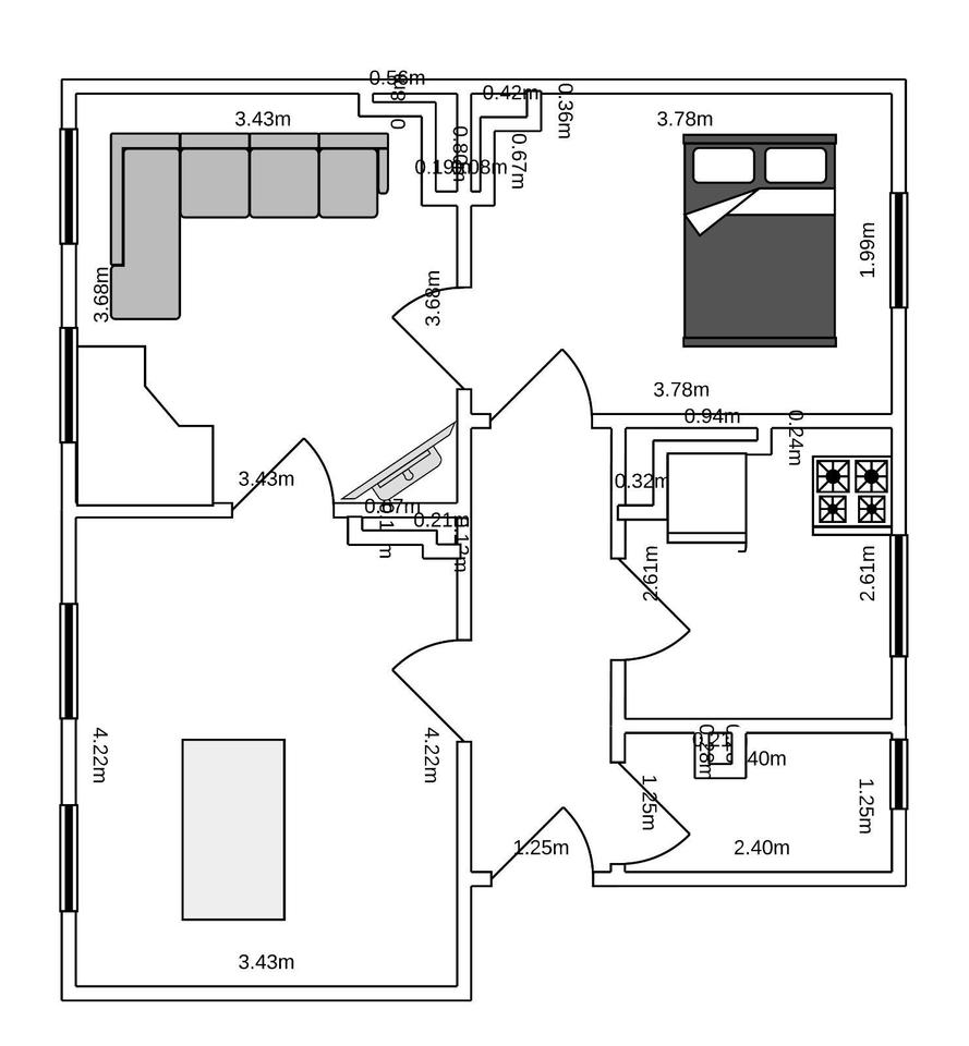 Thumbnail-Hamburg 3-Zimmer-Wohnung Jan-Mai befristet unmöbliert
