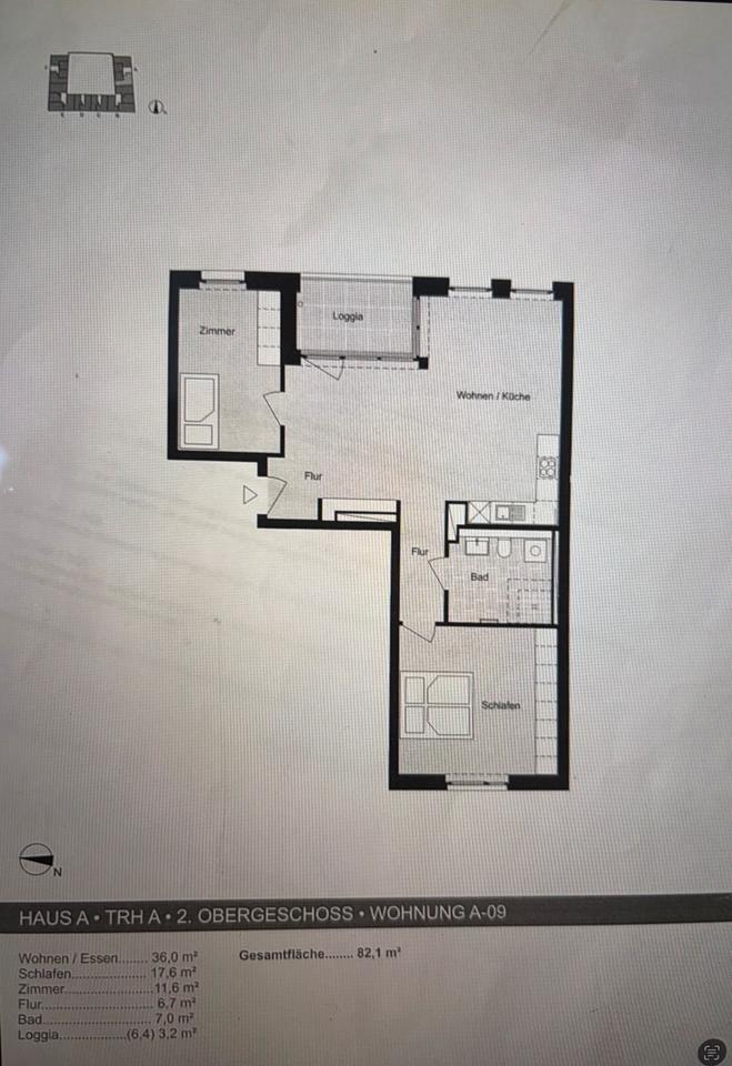 Thumbnail-3-Zimmer-Neubauwohnung mit Balkon