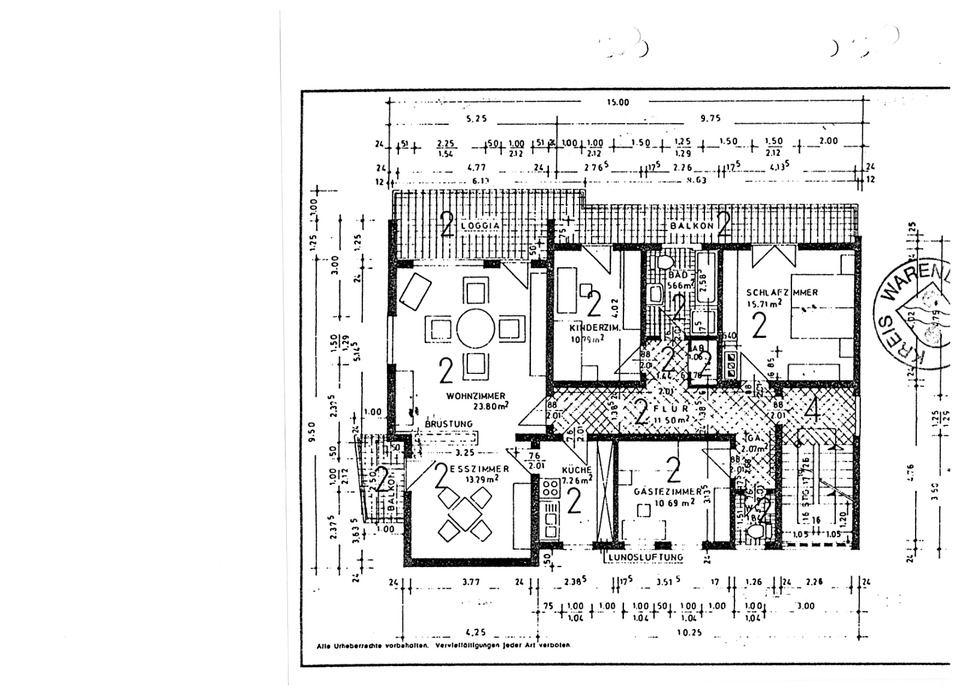 Thumbnail-Wohnung 4 Zimmer 105 qm im Dreifamilien Haus in Diestedde