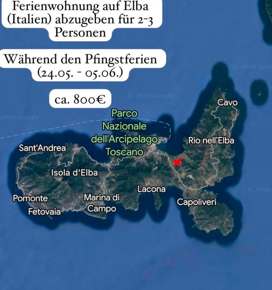 Thumbnail-Ferienwohnung auf Elba vom 24.5-7.6.2026