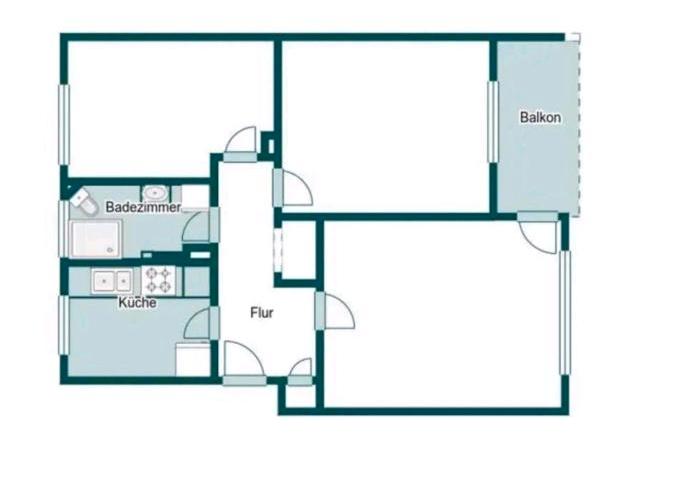 Thumbnail-PROVISIONSFREIE 3 Zi. Eigentumswohnung Balkon,Keller,Nähe Klinik