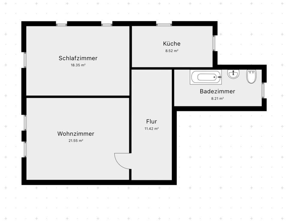 Thumbnail-2-Zimmer-Wohnung in Altmittweida – zentrumsnah