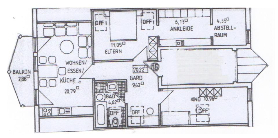 Thumbnail-3-Zimmer Etagen DG Wohnung in Niederstetten
