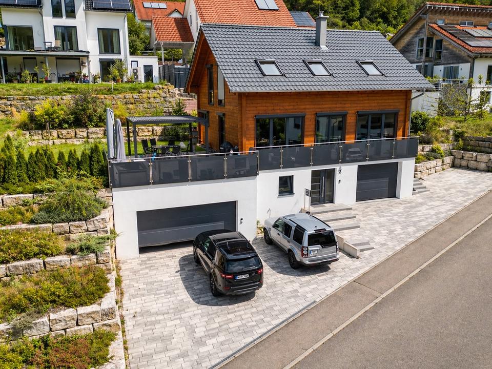 Thumbnail-Modernes Massivholzhaus mit Panorama-Blick, Garten & Doppelgarage