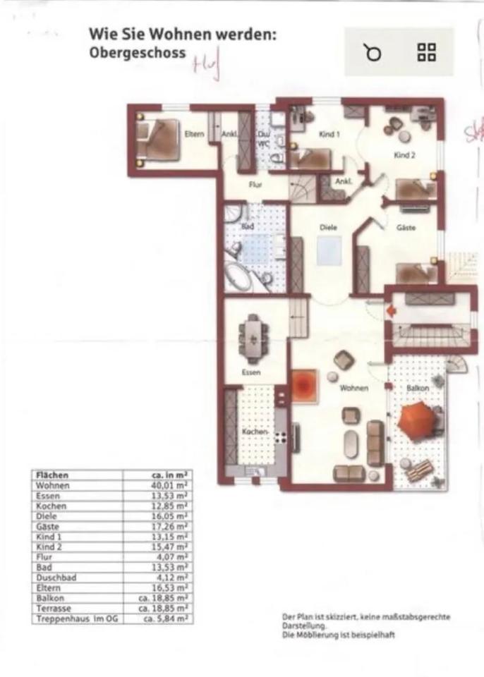 Thumbnail-Besondere 5 Zimmer Wohnung im idyllischen Schallstadt