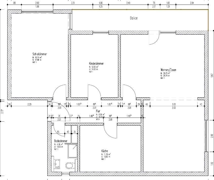 Thumbnail-helle 3 Zimmerwohnung