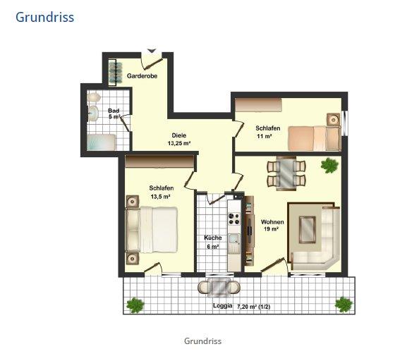 Thumbnail-Alpenblick TOP renovierte Eigentumswohnung 3 Zimmer