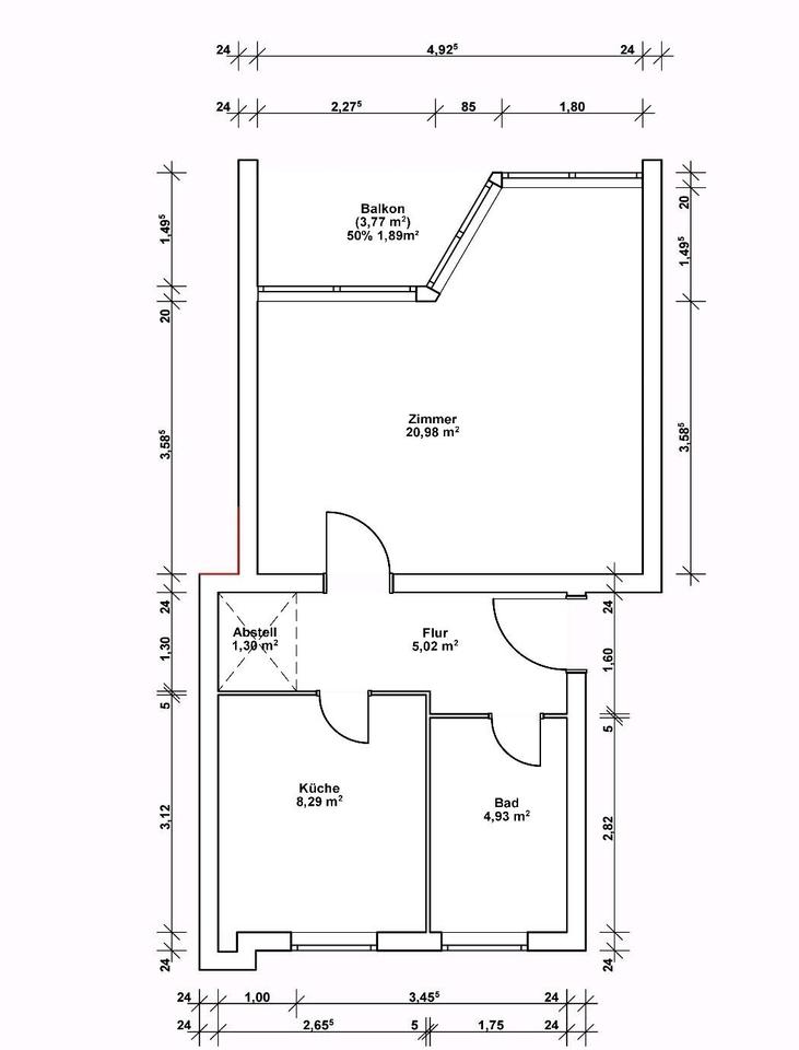 Thumbnail-1 Zimmer 43 qm nahe U-Bhf Scharnweberstr Reinickendorf