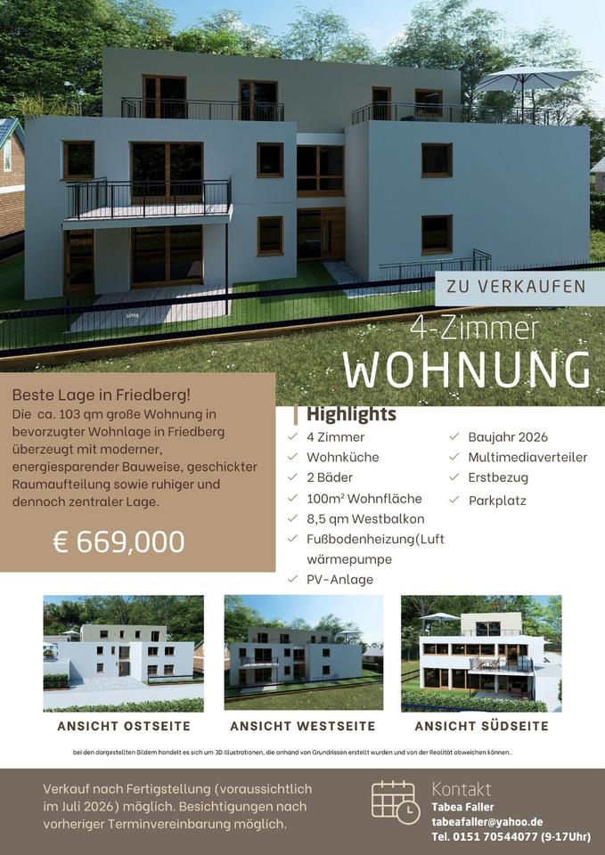 Thumbnail-Neubau zum Erstbezug: familenfreundliche 4 Zimmer Wohnung