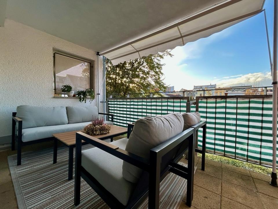 Thumbnail-Stilvoll möblierte 2-Raumwohnung mit XXL-Balkon + Kfz-Stellplatz