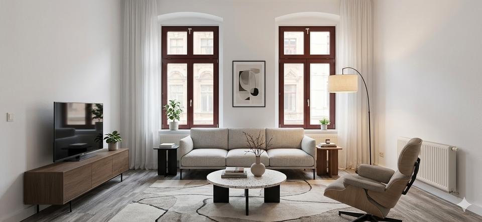 Thumbnail-Frisch renoviert und ab sofort bezugsfertig. Helle 2-Zimmer-Wohnung - direkt in der Görlitzer Innenstadt!