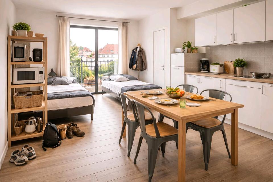 Thumbnail-Zimmer und Wohnungen für Arbeitstrupps