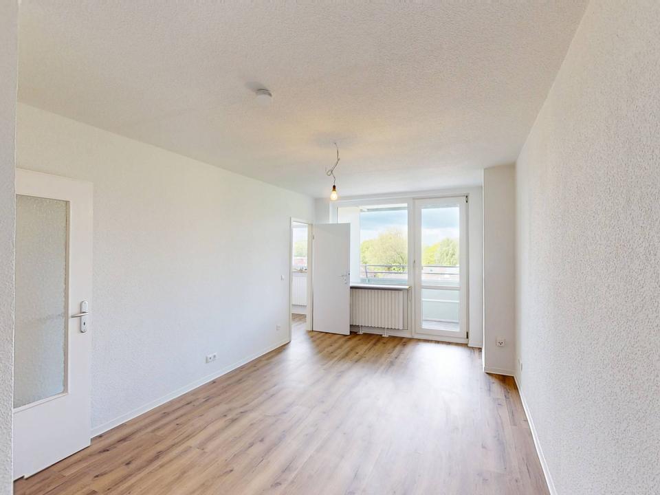 Thumbnail-Raumwunder für Singles: Helles 1-Zimmer-Appartement mit Balkon
