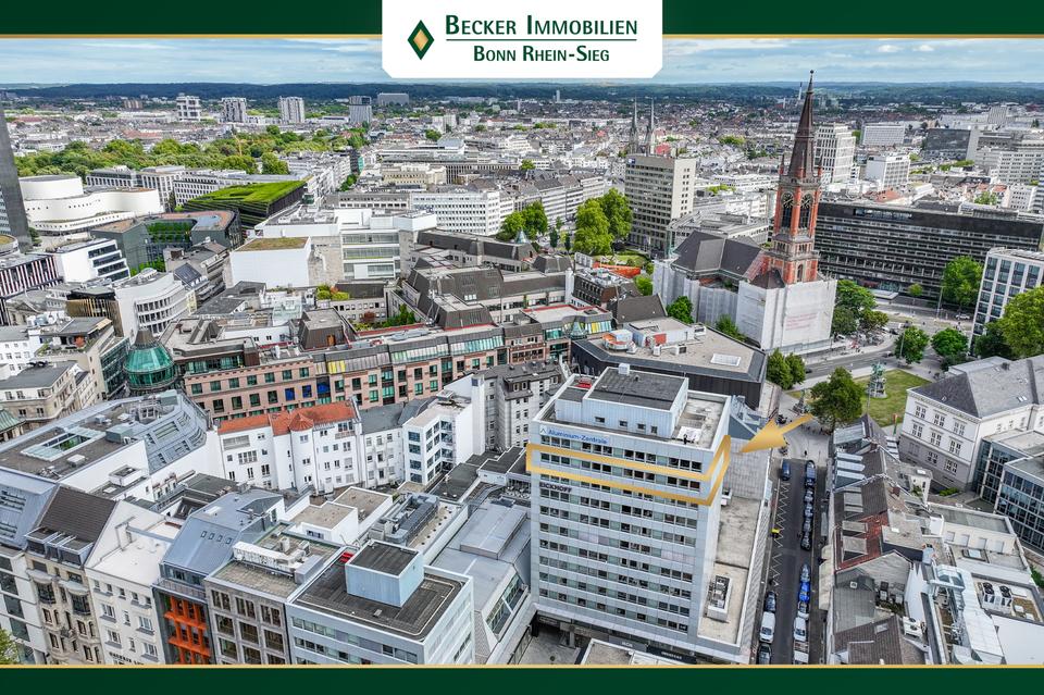 Thumbnail-Großzügige, renovierte Bürofläche mit Weitblick in der 10. Etage des Kö-Centers auf der Königsallee