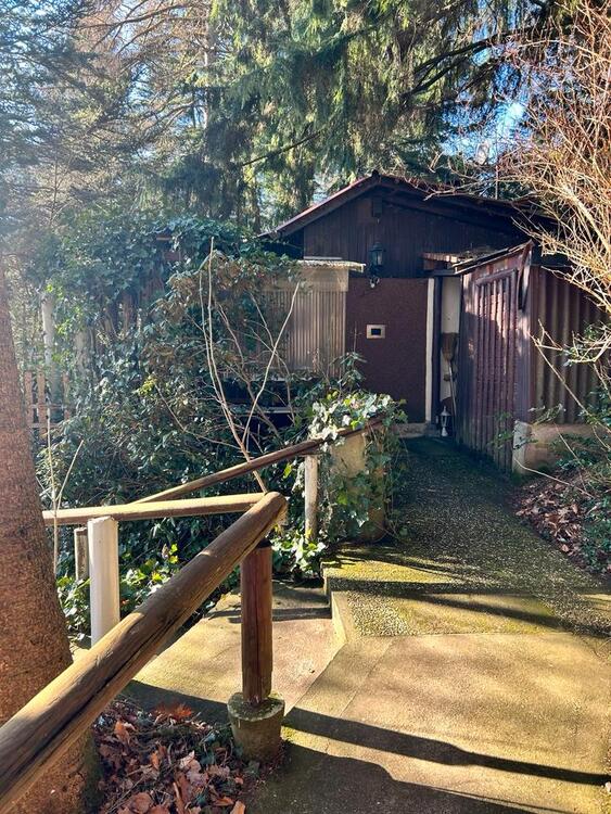 Thumbnail-Kleines idyllisches Waldhäuschen mit einzigartigem Waldgrundstück