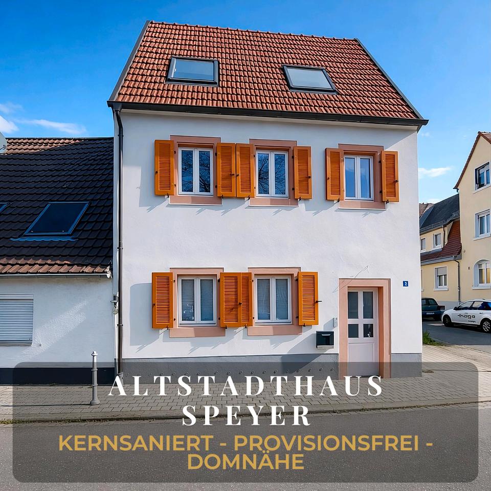 Thumbnail-Kernsaniertes Altstadthaus in Speyer - Domnähe - Provisionsfrei