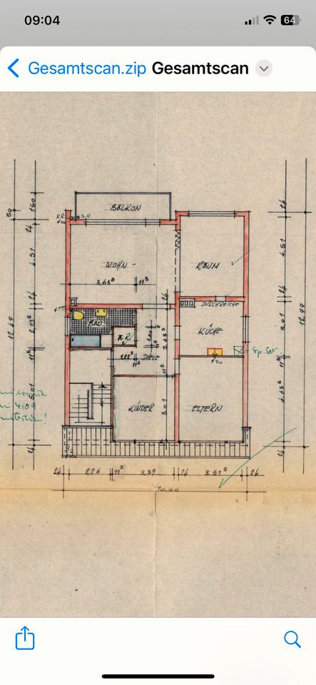 Thumbnail-Wohnung 1 Etage mit Balkon Barmingholten
