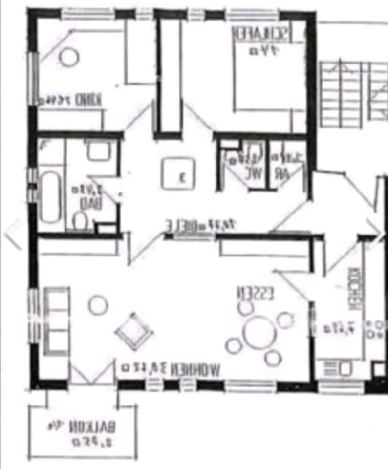 Thumbnail-Sonnige und helle 3 Zi. Wohnung mit Südwest Balkon