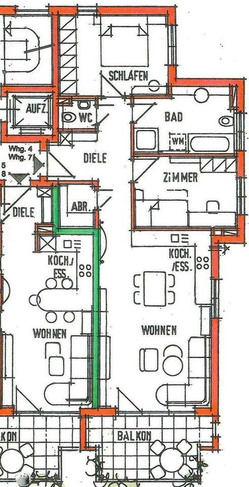 Thumbnail-Neuwertige 3,5 Zimmer Wohnung 81m², ruhige Lage, in Seenähe