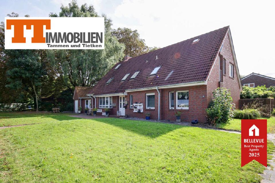 Thumbnail-TT bietet an: 3-Zimmer-Oberwohnung mit Einbauküche - sehr schön im Grünen gelegen in Wilhelmshaven-Altengroden!