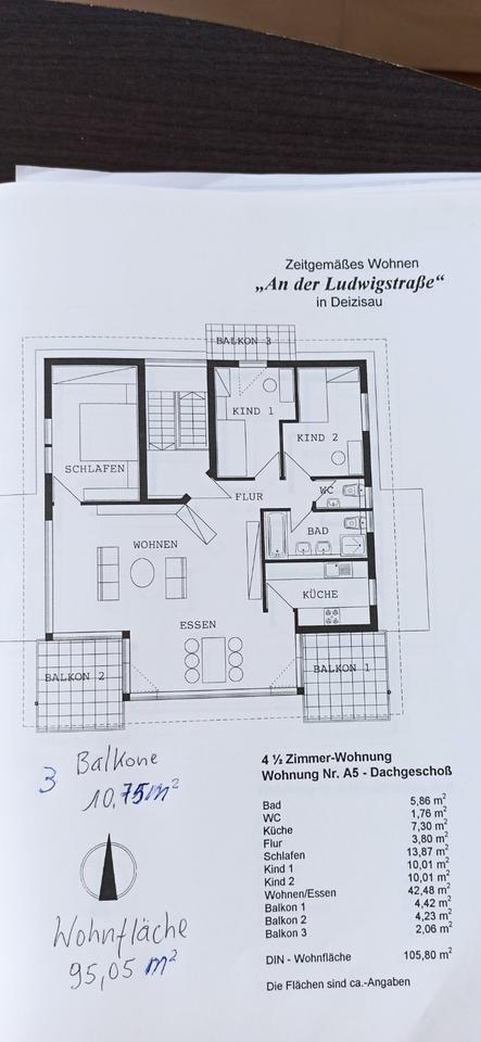 Thumbnail-Sehr schöne Penthouse- Wohnung in ruhiger und zentraler Lage